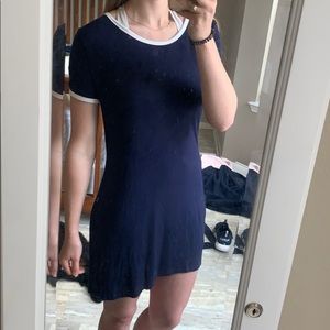 blue tshirt dress